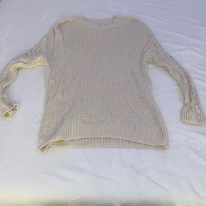 Cream knitted sweater